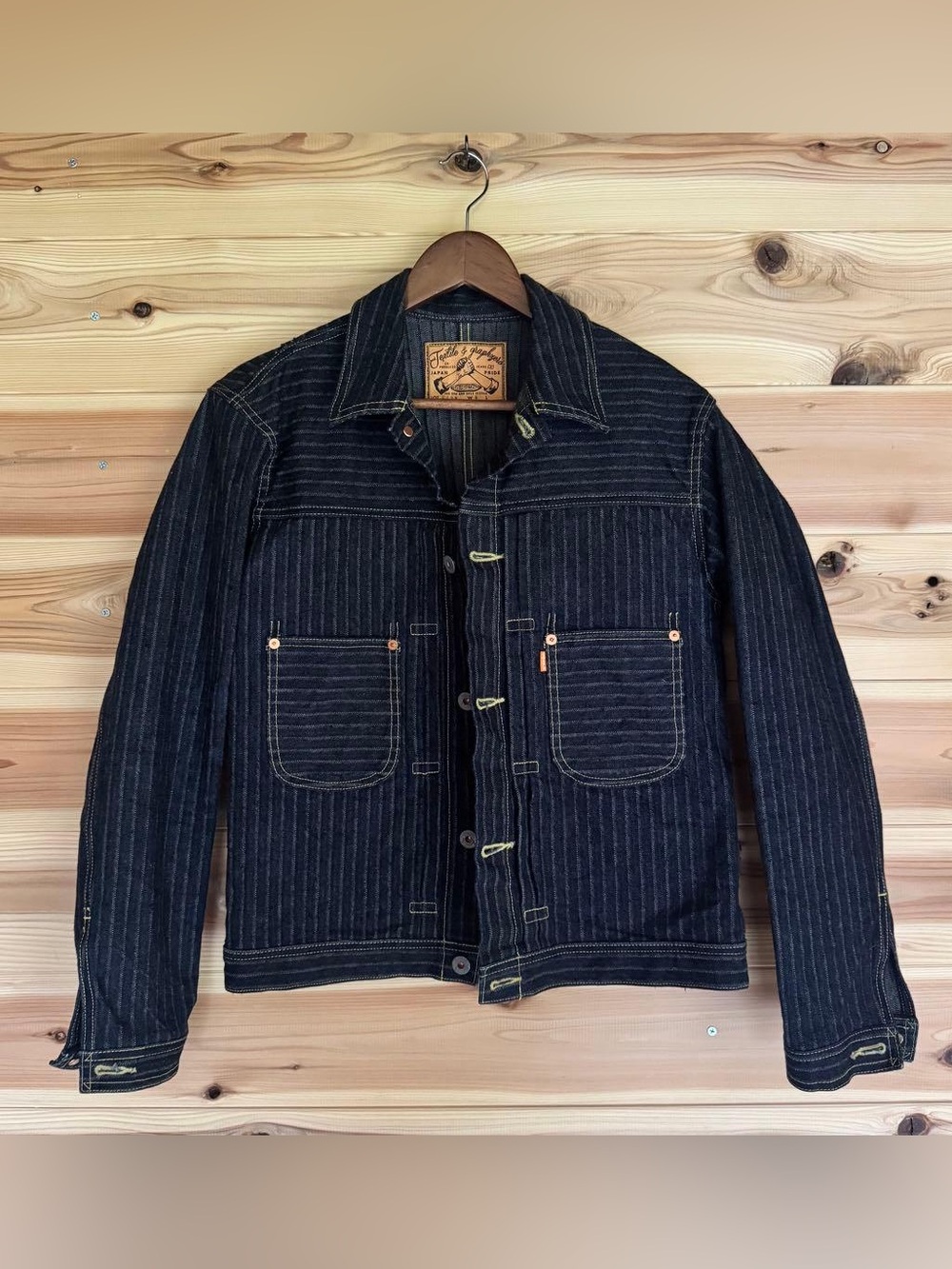 Graphzero Herringbone Selvedge Denim Jacket